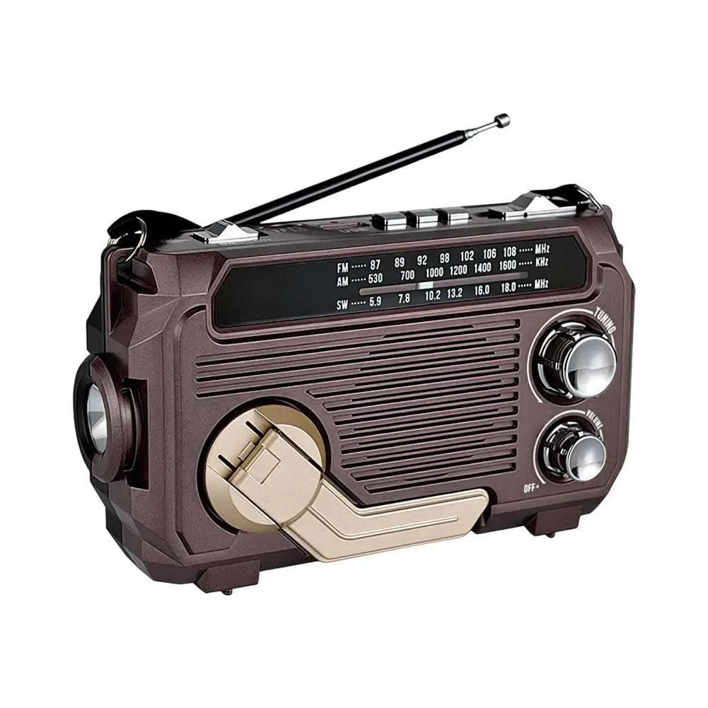 Livlinan - Robust soldriven vevradio med Bluetooth