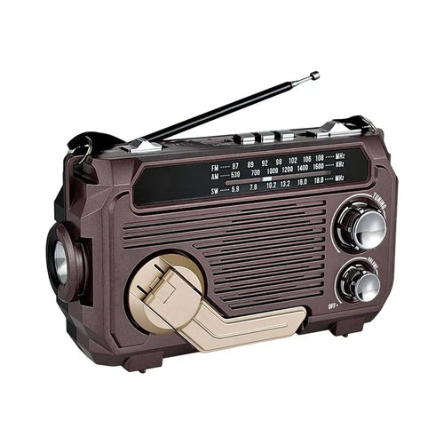 Livlinan - Robust soldriven vevradio med Bluetooth