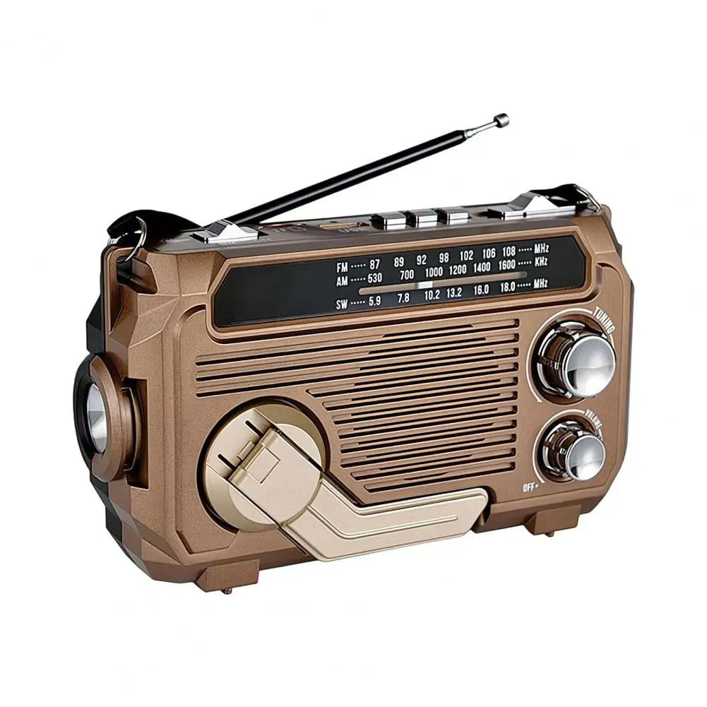 Livlinan - Robust soldriven vevradio med Bluetooth