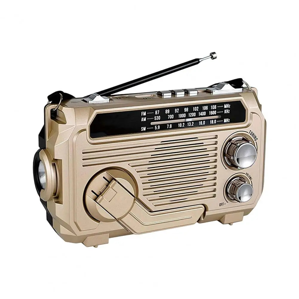 Livlinan - Robust soldriven vevradio med Bluetooth
